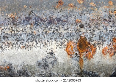 Rust On An Old Metal Pipe