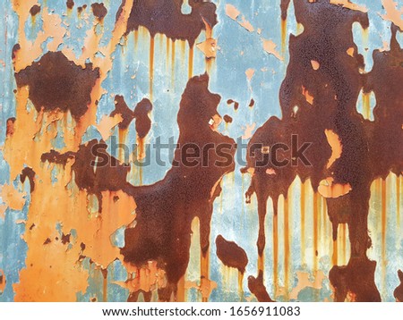 Rust on old wall background