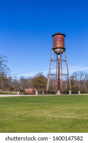 Rust Water Tower:  Old Inactive Rusty Water Tower In Buck Creek Park In Alabaster, Alabama.