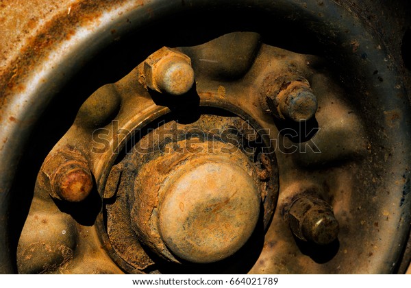 Rust\
wheel car in my house use a long time 10 years\
up