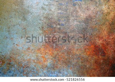 Rusted metal texture