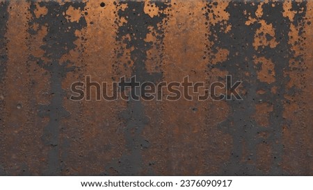 Rusted metal texture background, Texture of rusted peeled metal. Grunge metal texture background