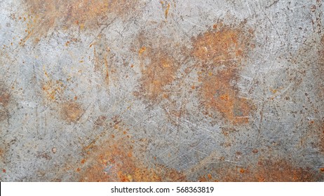 Rusted surface the old iron  Deterioration the steel  Decay   grunge Texture background