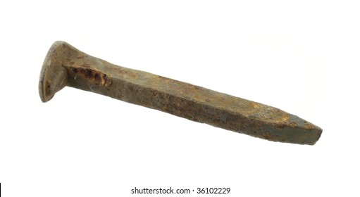 Rusted Railroad Spike