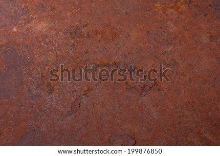 Rusted sheet of metal
