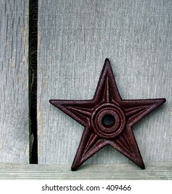 Rusted Texas Star & Barn-wood