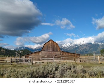 Rustic Barn In Grand Teton National Park