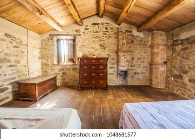 Rustic Bedroom In The Farmer's House