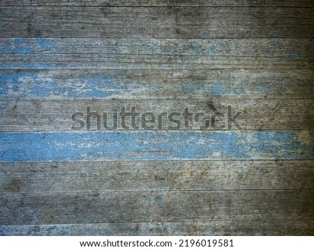 Rustic blue chipped painted wood background
