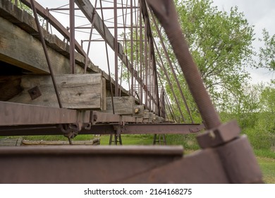 Rustic Bridge Over Dry Creek