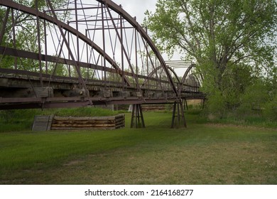 Rustic Bridge Over Dry Creek