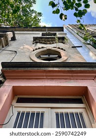 Rustic Building with Circular Window (Mexico City, Mexico)

