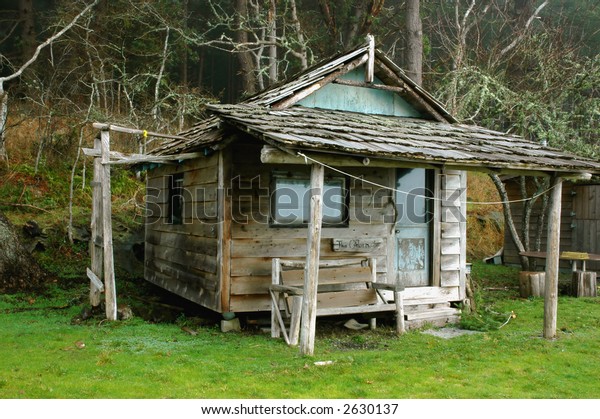 Rustic Cabin Woods Stock Photo Edit Now 2630137