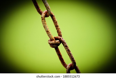 Rustic Chain Link From Porch Swing