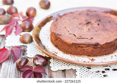 Rustic Chestnut Cake