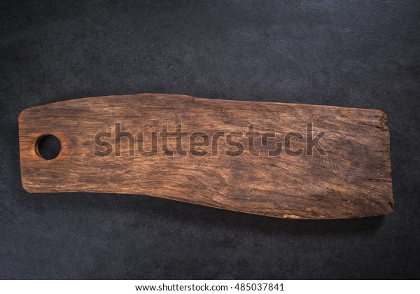 rustic chopping board