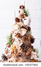 Rustic Christmas Topiary