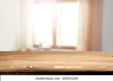 Rustic Desk And Window 