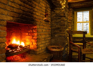 Rustic Fireplace Irish Pub Dingle