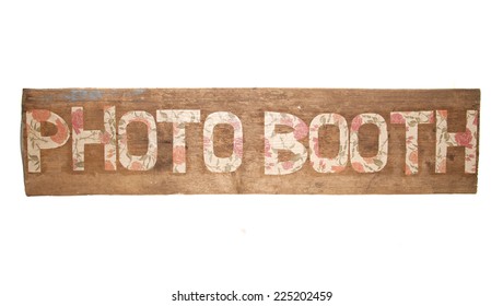 Rustic Floral Photo Booth Sign Cutout