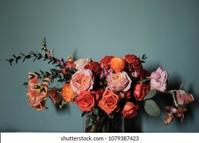rustic flower arrangement