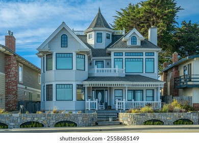 Rustic historical home in the city of Santa Cruz California.