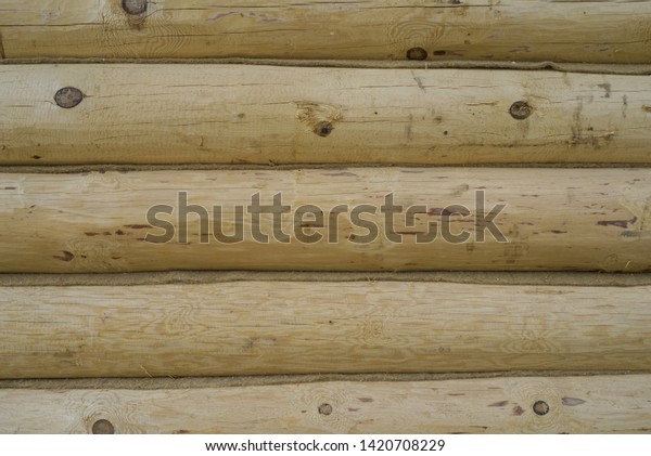 Rustic Interior Decor Wall Covered Wooden Stock Photo Edit