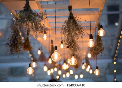 Rustic Light Bulb Garden Lights 