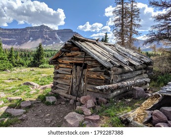 Rustic mountain cabin in the Uinta Mountains