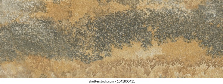 Rustic natural stone encrusted with pyrulosite dendrites crystals.Texture stone.