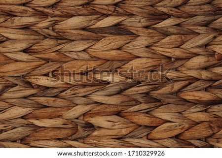 rustic rattan natural pattern wall art and background design