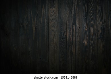 Rustic Reclaimed Palette Wood Background Texture. Dark Timber Planks DIY Wall. Empty Space, Room For Text.