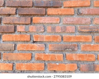Rustic Red Brick Wall Texture Background