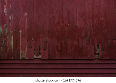 Rustic Red Painted Timber Wall Panels Stock Photo 1691774596 | Shutterstock