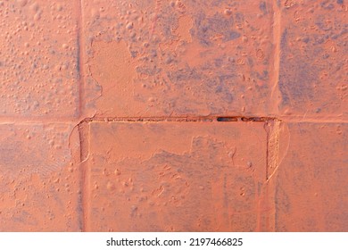 Rustic Red Tile Background With Imperfections