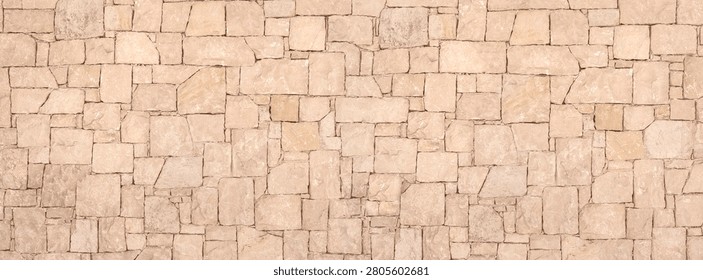 Rustic rough hewn masonry creating a warm textured surface pattern