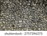 Rustic Stone Wall Texture with Moss