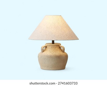 Rustic Urn Style Table Lamp Background