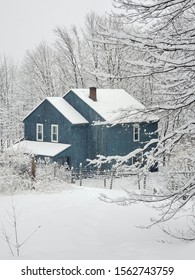 Rustic Vermont Home In Winter