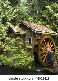 Rustic Watermill Wheel Being Turned By Stock Photo 44002429 | Shutterstock