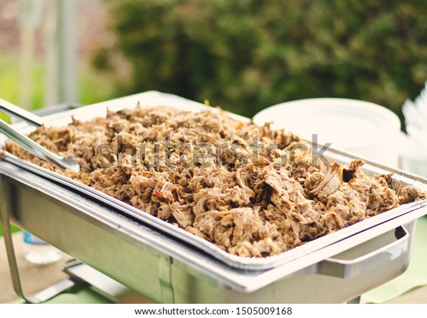 Rustic Wedding Barbecue Buffet Food Stock Photo Edit Now 1505009168