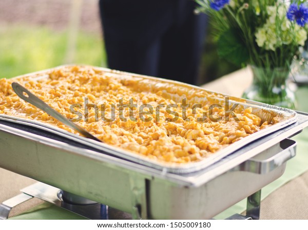 Rustic Wedding Barbecue Buffet Food Stock Photo Edit Now 1505009180