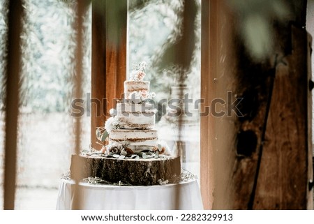 Rustic Wedding Cake home made
