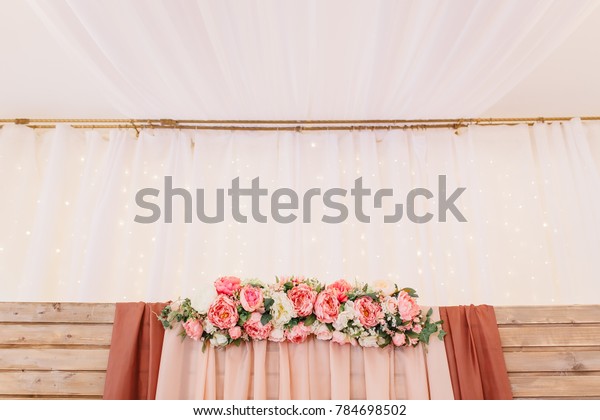 Rustic Wedding Photo Zone Wedding Style Stock Photo Edit Now