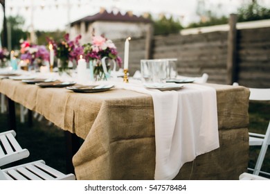 Rustic Wedding Reception 