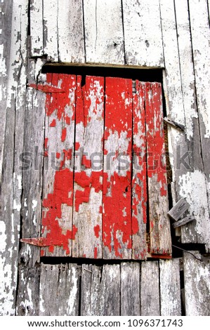 Rustic White Barn Has Cracked Peeling Stock Photo Edit Now