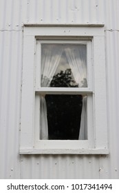 Rustic window on barn