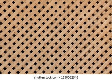 Rustic Wood Lattice, Detail