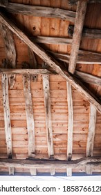 Rustic Wooden Beams And Roof Planks