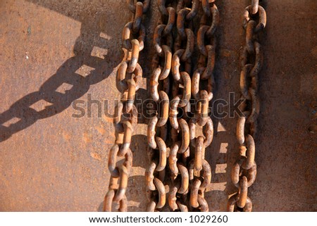 Rusting chain